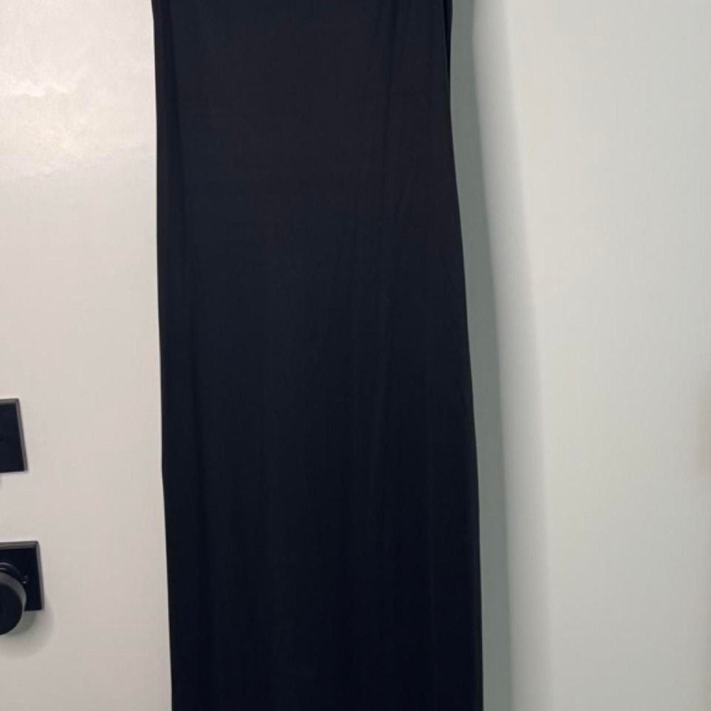 Victoria's Secret Black Cami Maxi Dress Cowl Neck Sleeveless Small